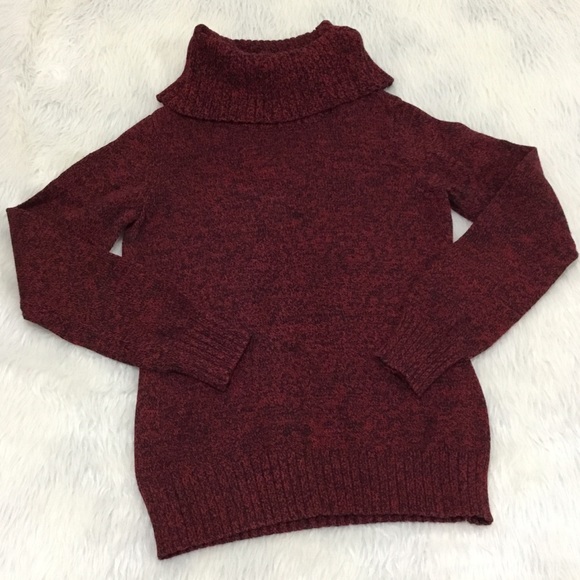 Lauren Ralph Lauren Sweaters - Lauren Ralph Lauren red knit turtleneck chunky winter sweater